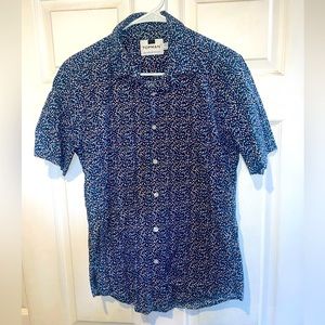 Topman unique pattern mens casual dress shirt size medium.
